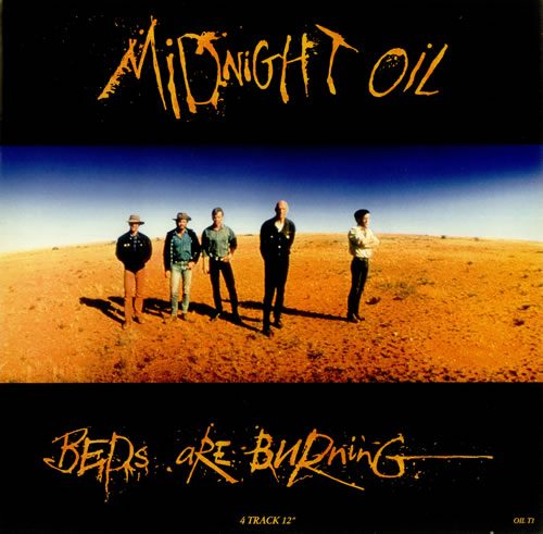 Beds Are Burning artwork